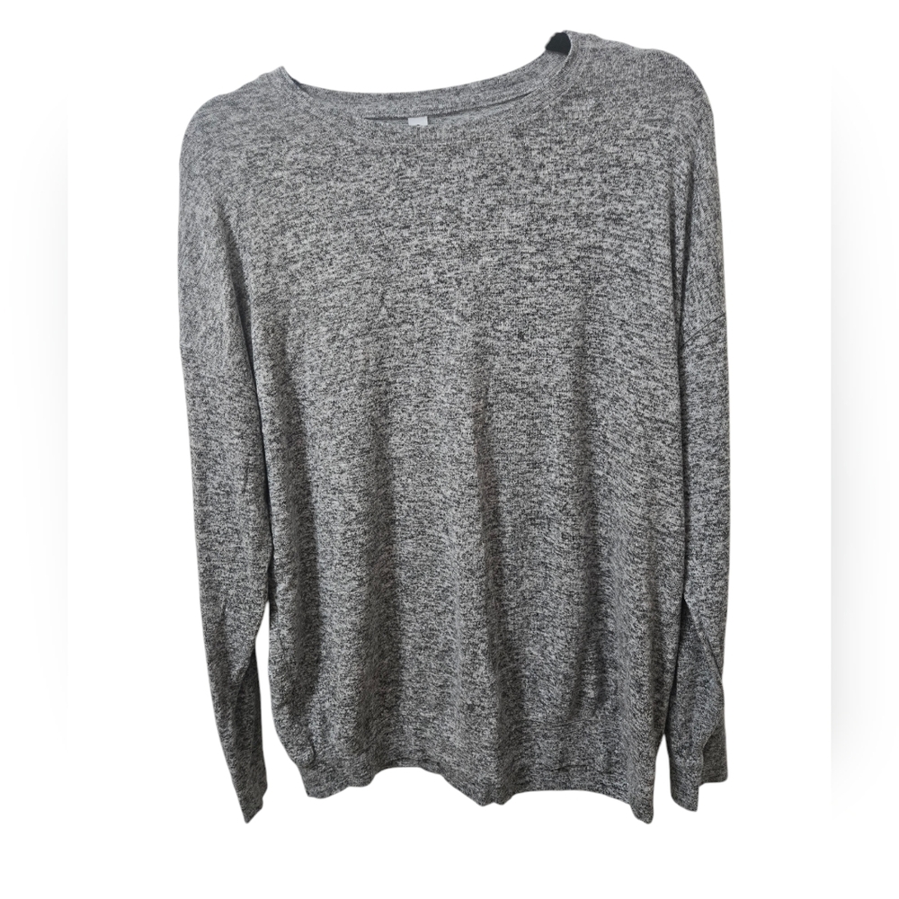 Athleta Pullover Gray Long Sleeve Sweater Shirt Women's Medium